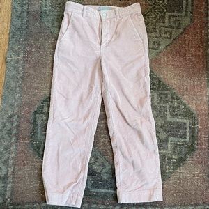 Everlane Pink Corduroy Trousers